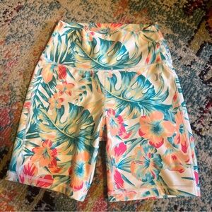 Hurley Biker Shorts H2o-Dri Hawaiian Garden size XS